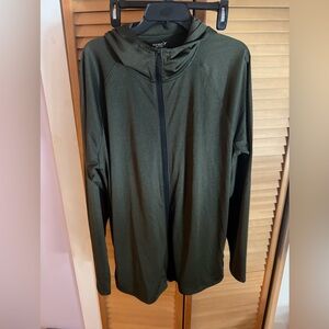 Old Navy Men's Green Hoodie Activewear XLT